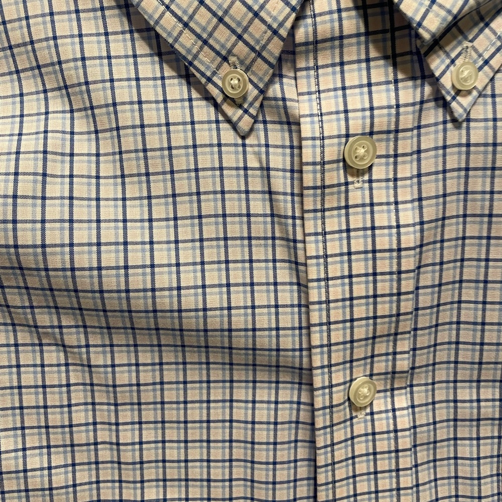 Mens SLIM FIT size large dress shirt